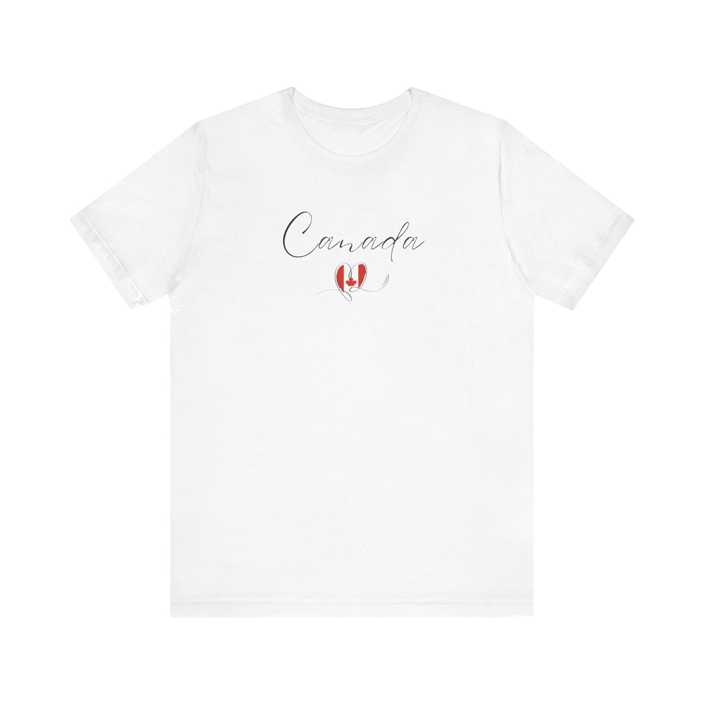 Canada Flag Unisex Jersey Short Sleeve Tee