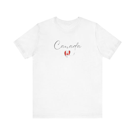 Canada Flag Unisex Jersey Short Sleeve Tee