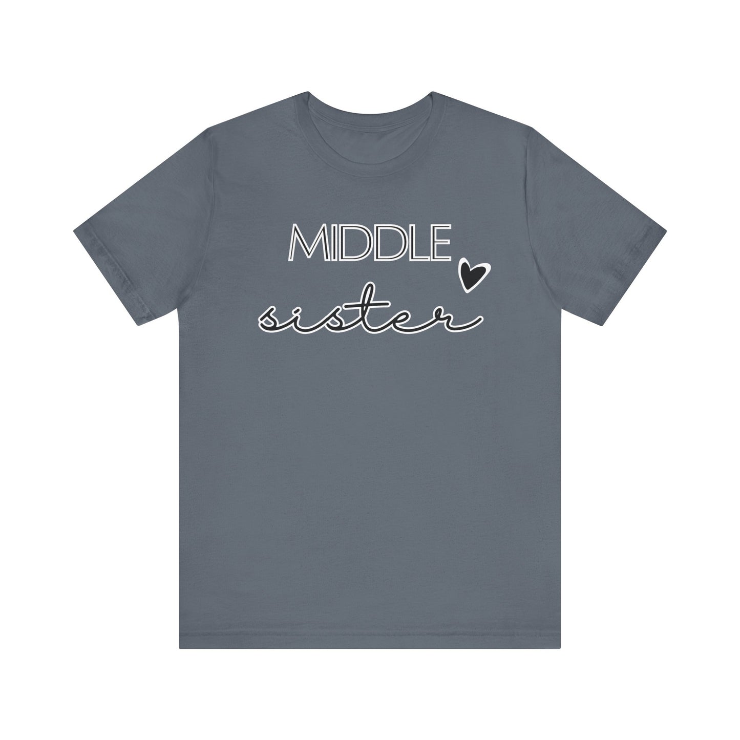 Middle Sister Jersey Short Sleeve Tee