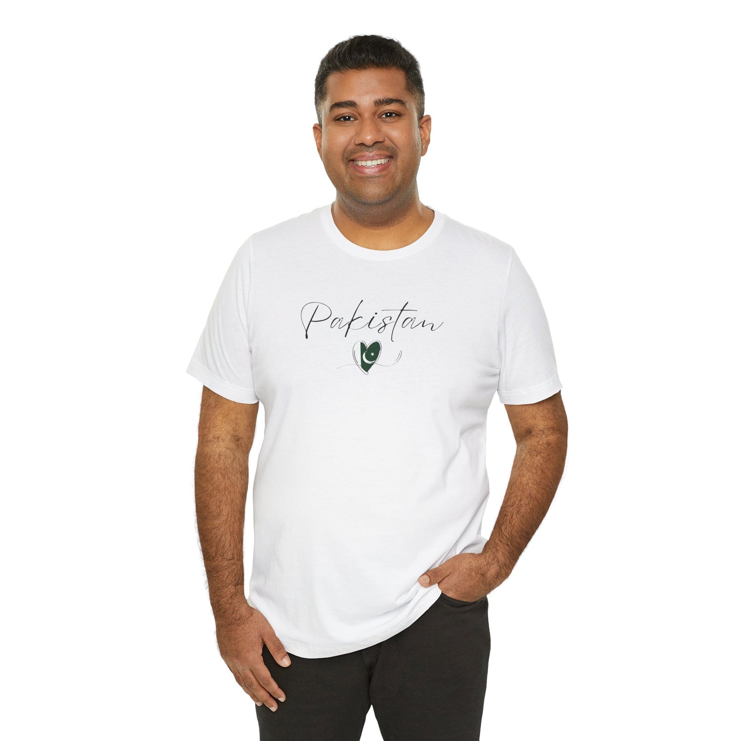 Pakistan Flag Unisex Jersey Short Sleeve Tee