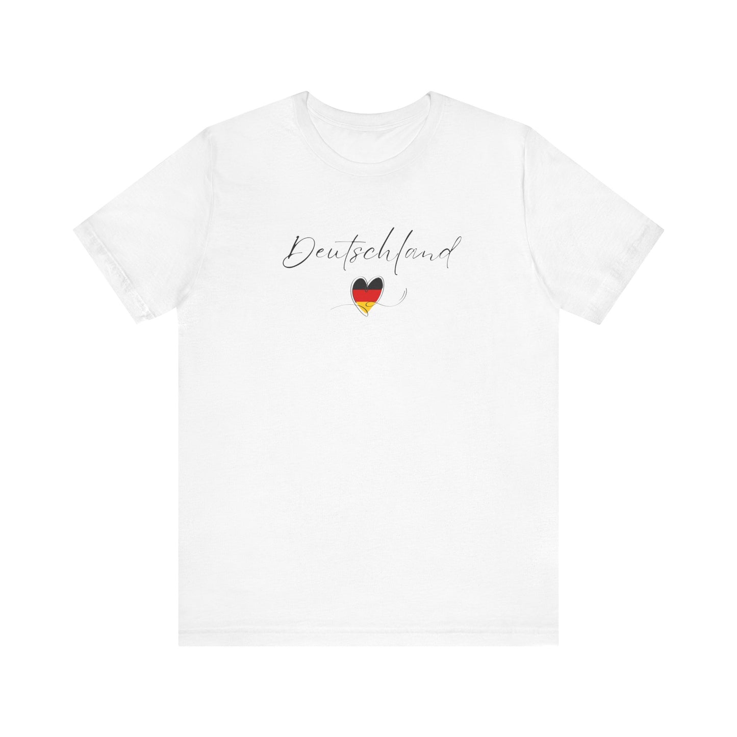Deutschland Flag Unisex Jersey Short Sleeve Tee