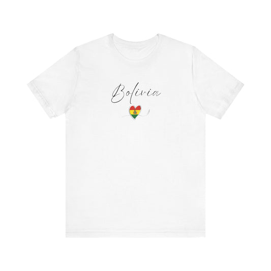 Bolivia Flag Unisex Jersey Short Sleeve Tee