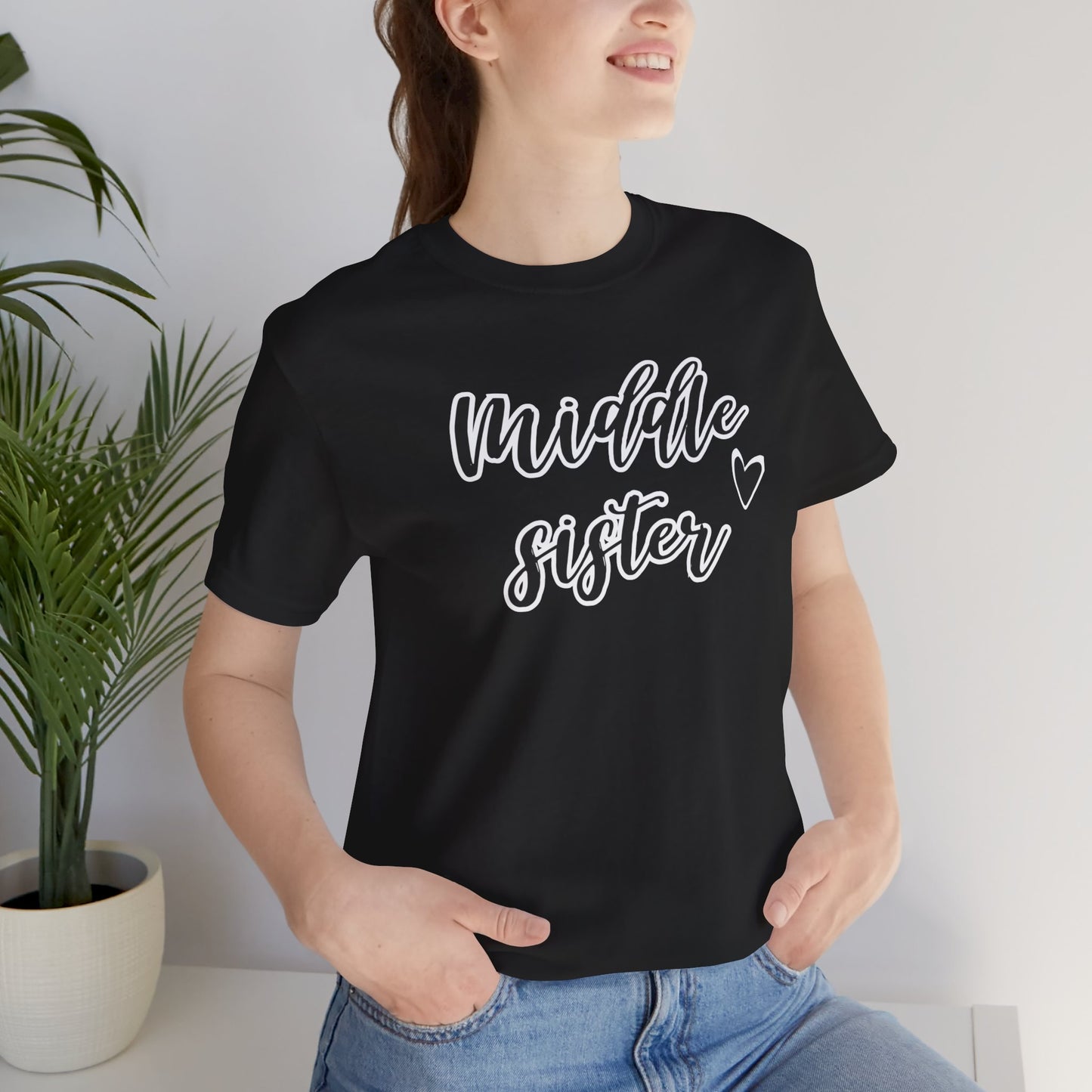 Middle Sister Jersey Short Sleeve Tee