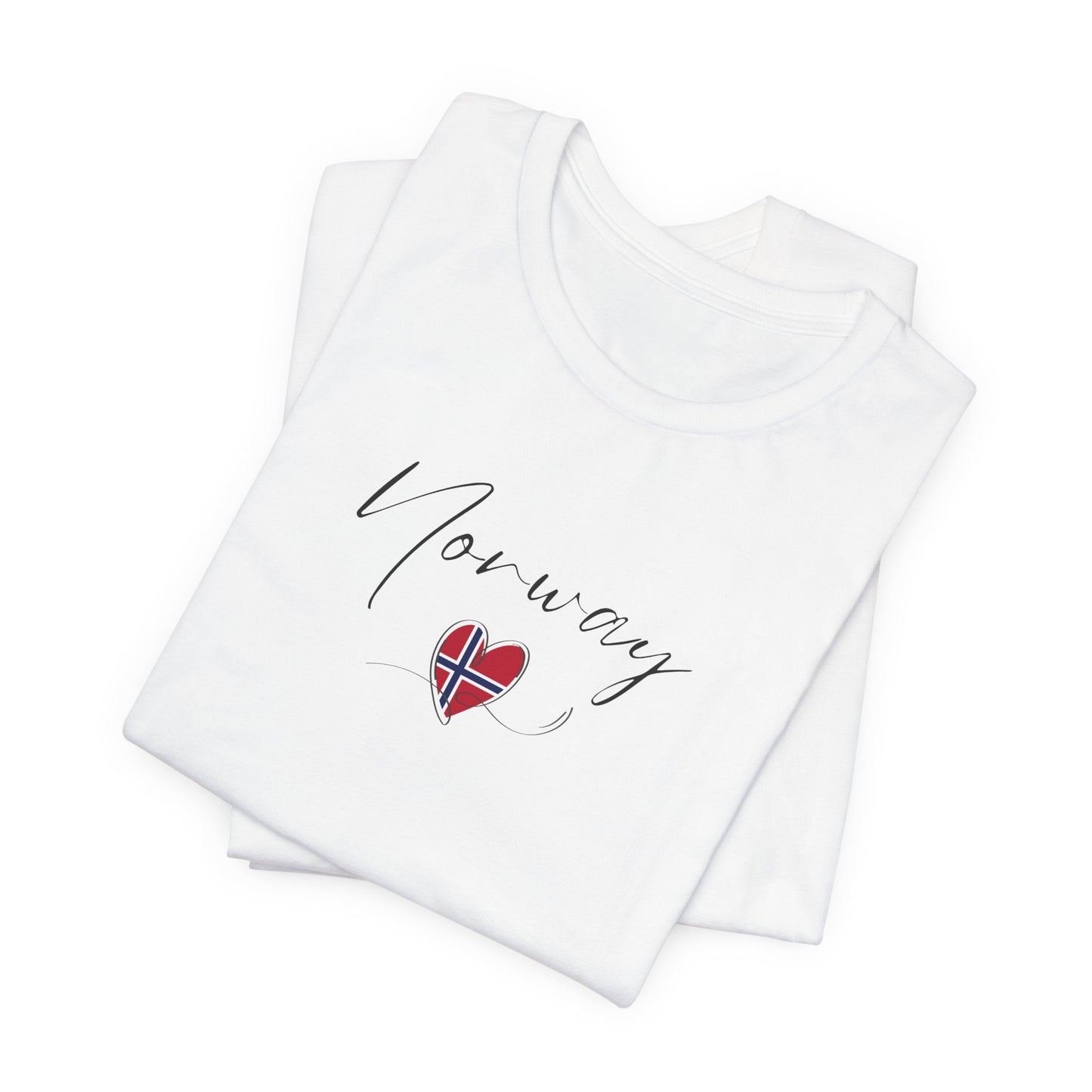 Norway Flag Unisex Jersey Short Sleeve Tee