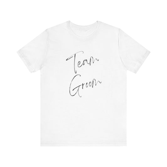 Team Groom Unisex Jersey Short Sleeve Tee