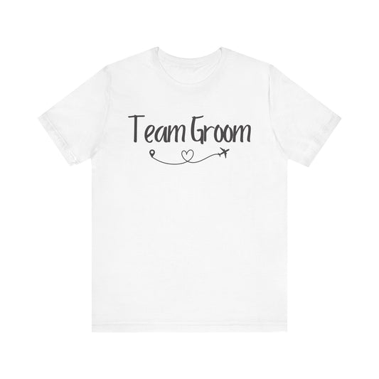 Team Groom Unisex Jersey Short Sleeve Tee