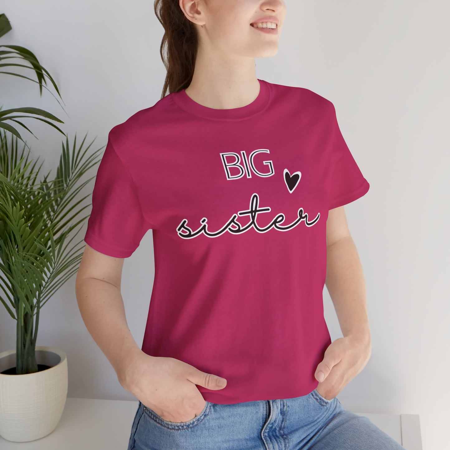 Big Sister Jersey Short Sleeve Tee