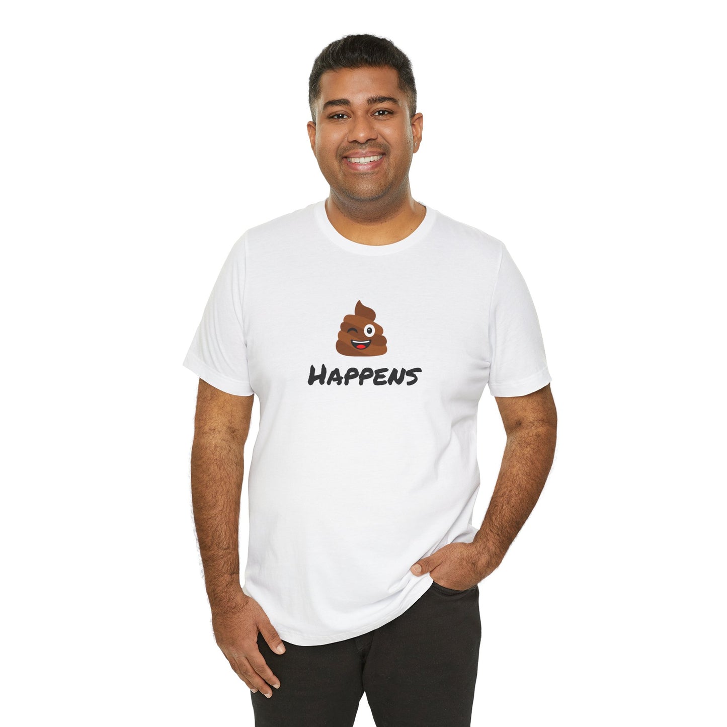 Shit Happens Unisex Jersey Short Sleeve Tee