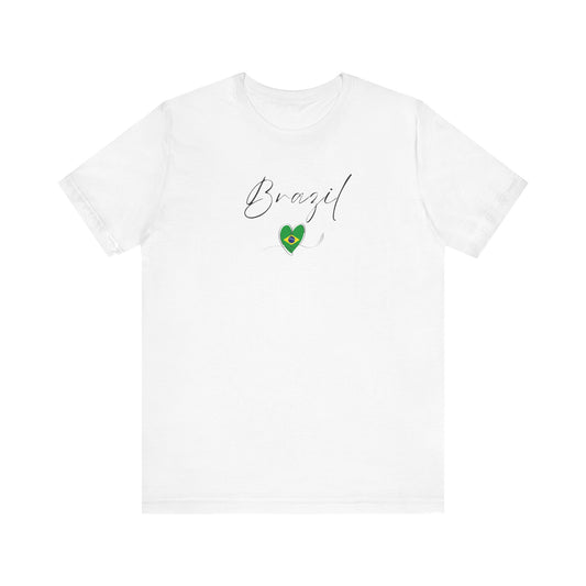 Brazil Flag Unisex Jersey Short Sleeve Tee