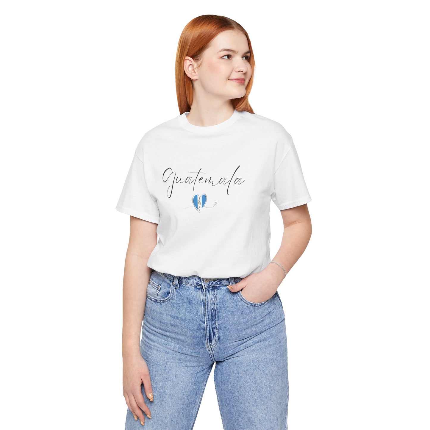 Guatemala Flag Unisex Jersey Short Sleeve Tee