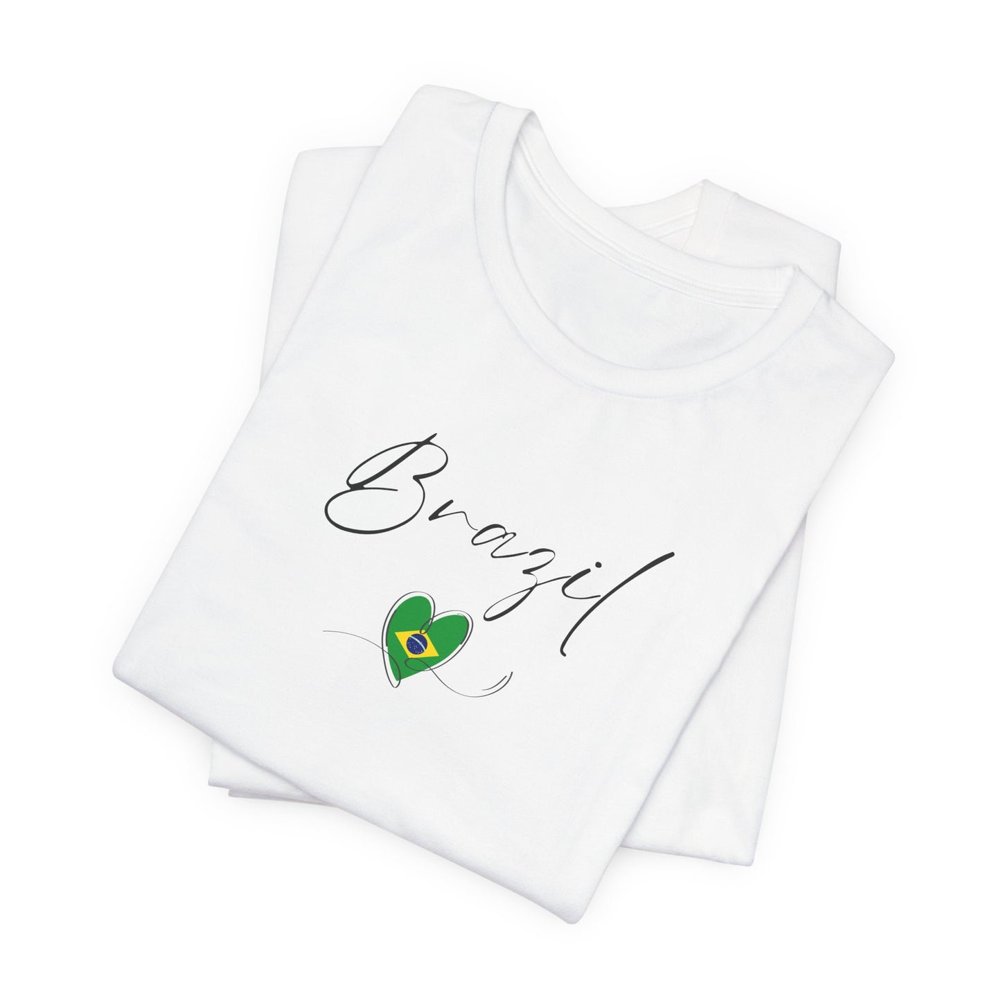 Brazil Flag Unisex Jersey Short Sleeve Tee