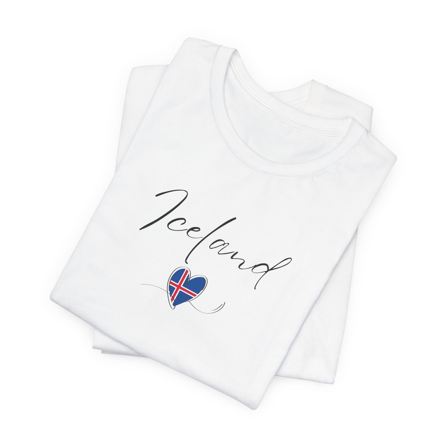 Iceland Flag Unisex Jersey Short Sleeve Tee