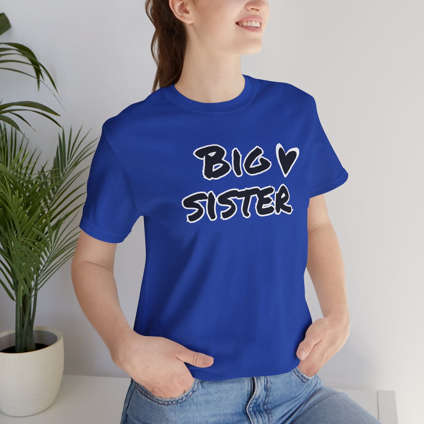 Big Sister Jersey Short Sleeve Tee