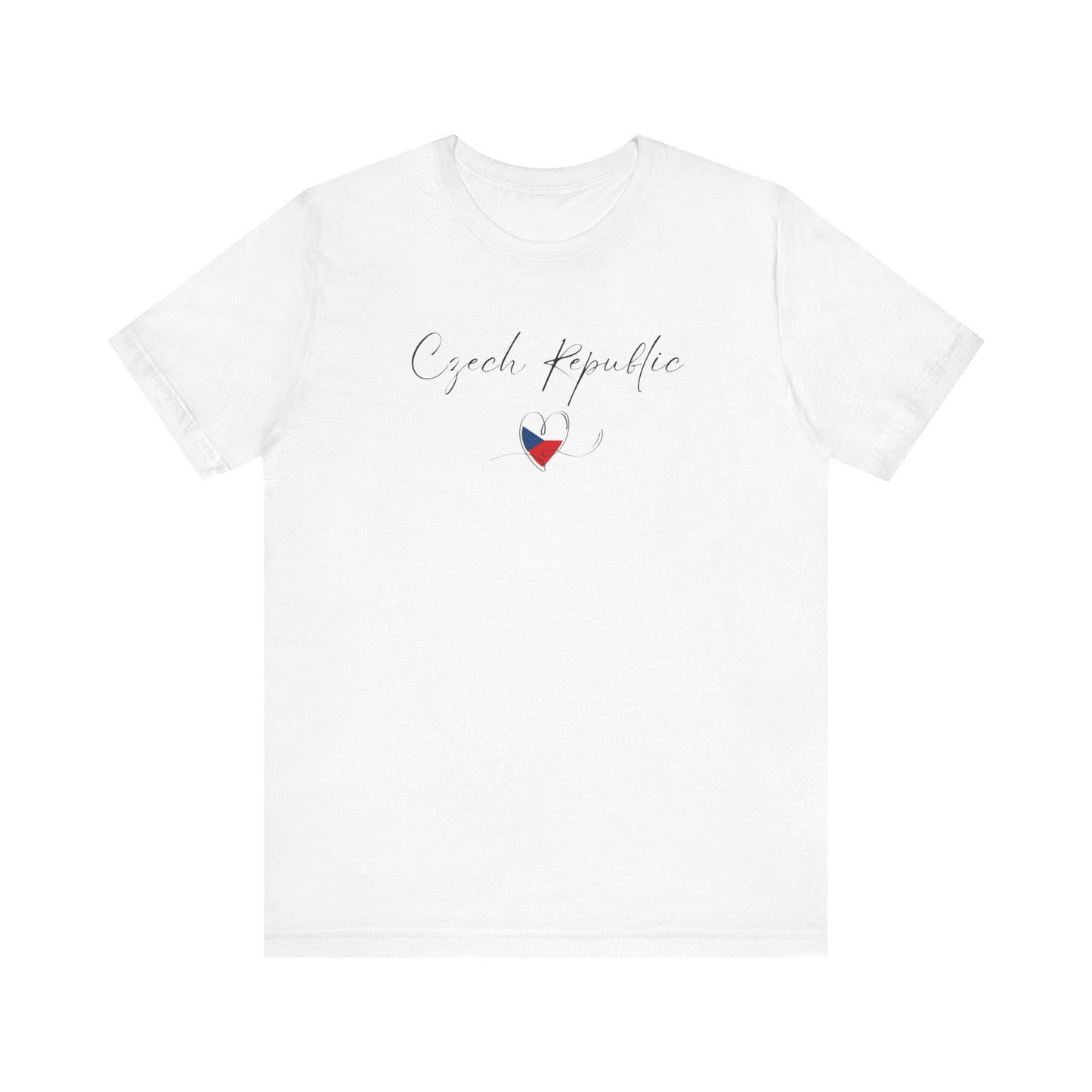 Czech Republic Flag Unisex Jersey Short Sleeve Tee