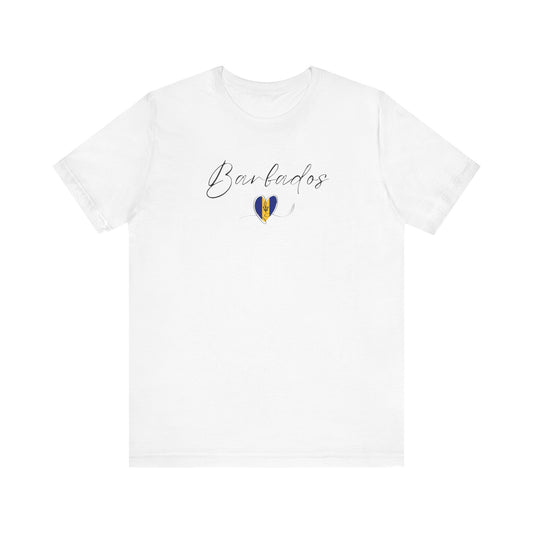 Barbados Flag Unisex Jersey Short Sleeve Tee