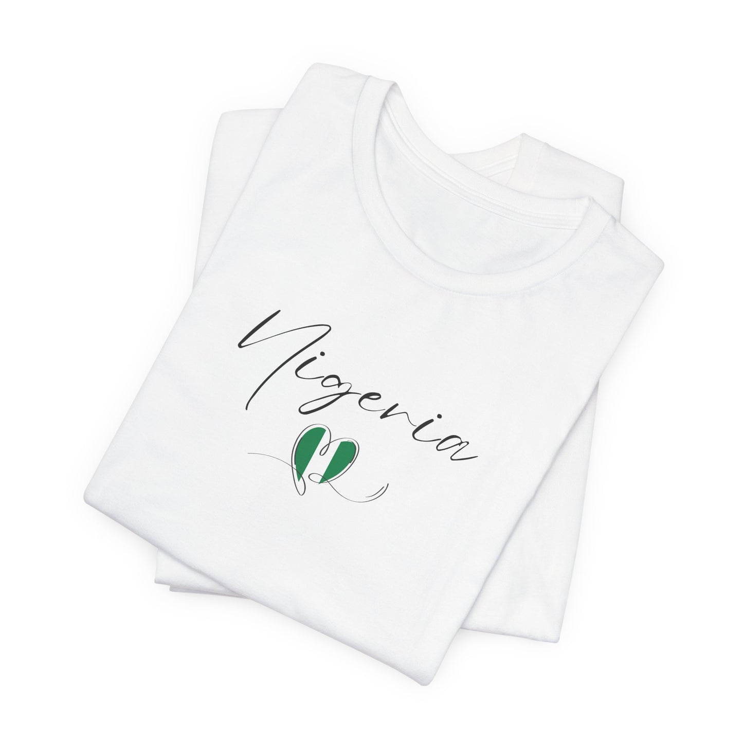 Nigeria Flag Unisex Jersey Short Sleeve Tee