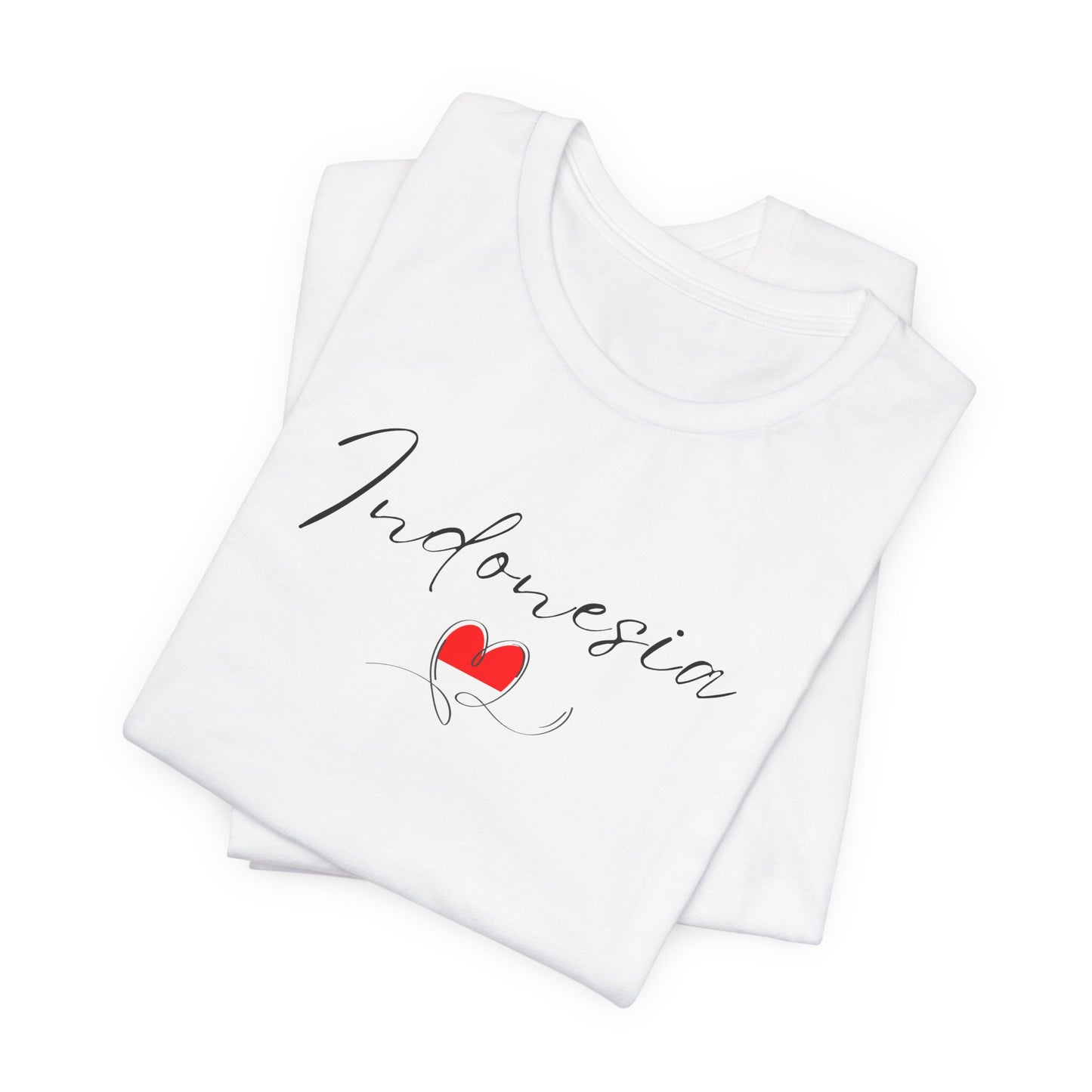 Indonesia Flag Unisex Jersey Short Sleeve Tee