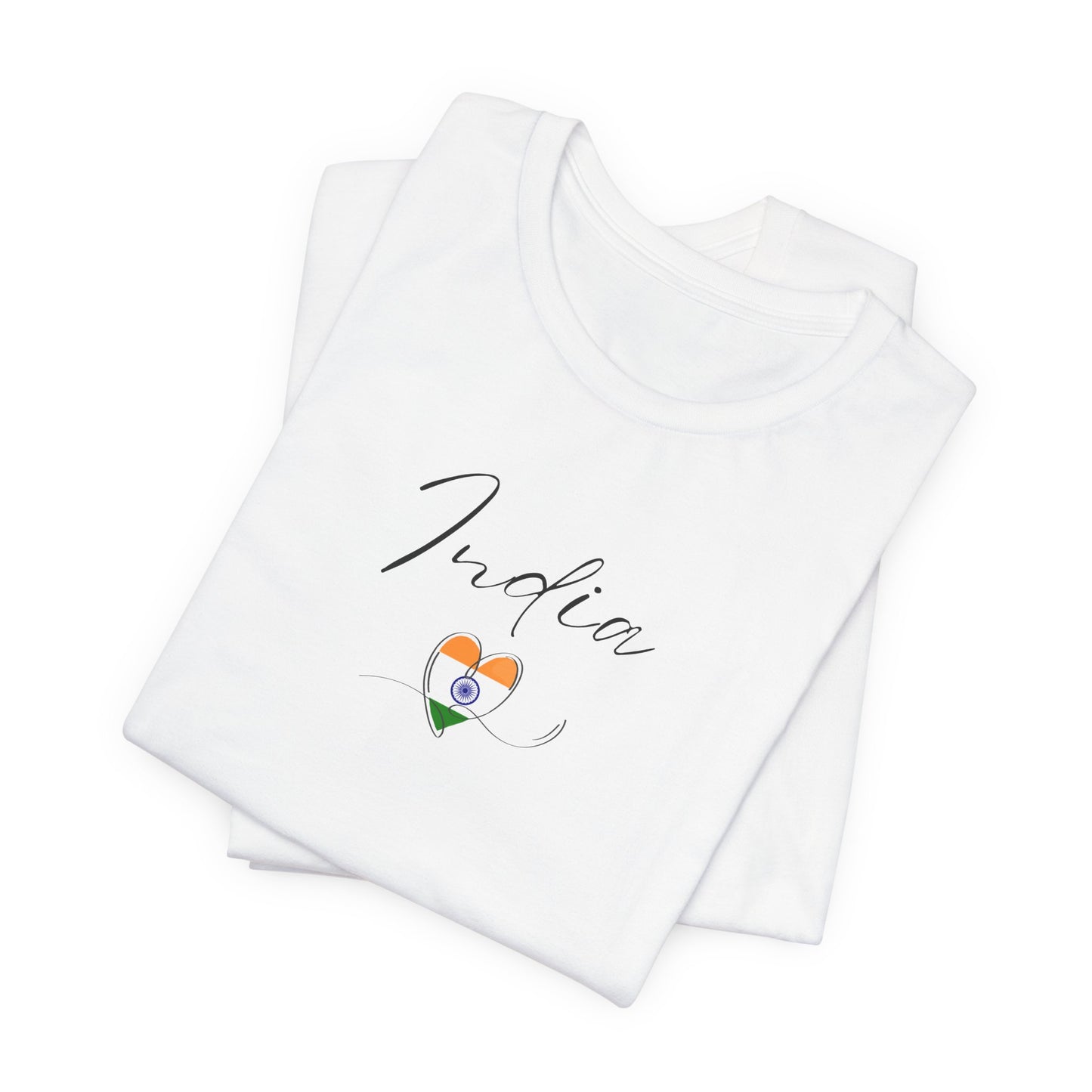 India Flag Unisex Jersey Short Sleeve Tee