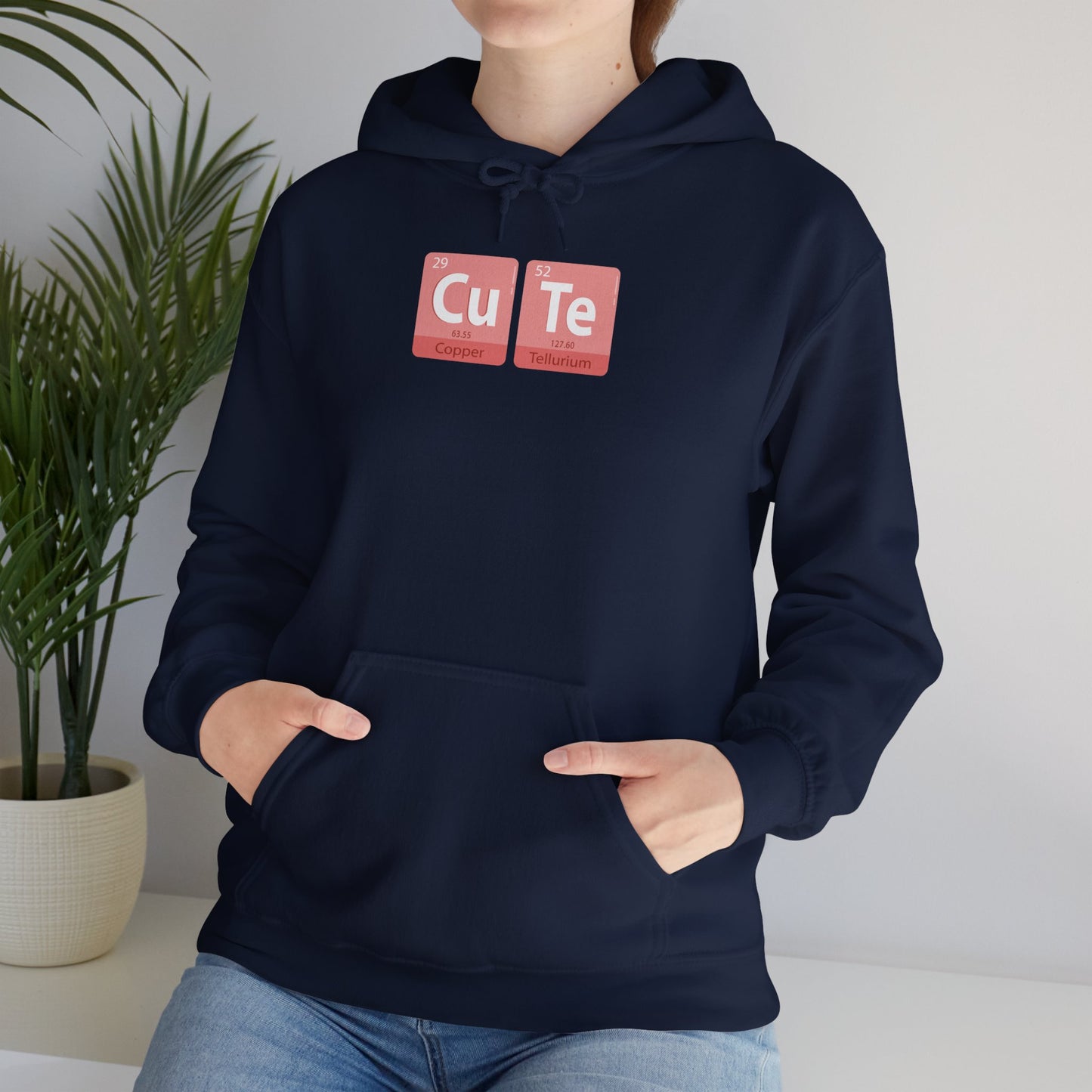 Cute Periodic Table Heavy Blend™ Hooded Sweatshirt
