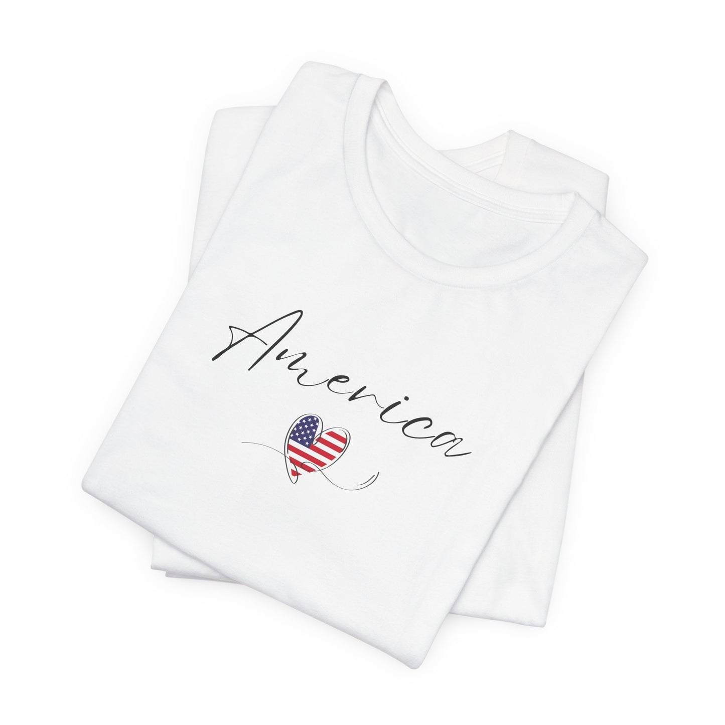 American Flag Unisex Jersey Short Sleeve Tee